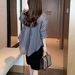 Chemise estivale en mousseline de soie