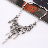 Collier Vintage Pirate Squelette Crâne