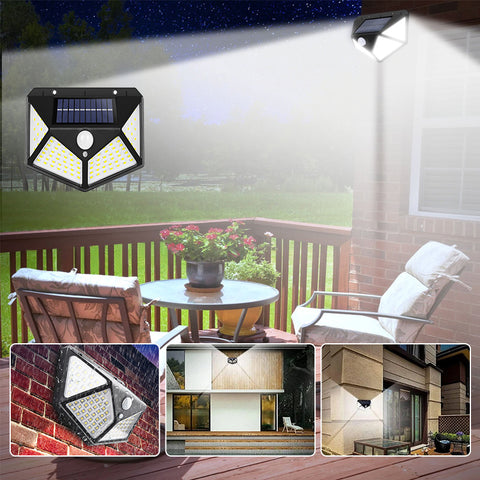 Lampe Solaire Extérieur Étanche 100 LED