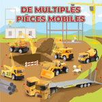 Boîte à surprises de jouets véhicules d'ingénierie