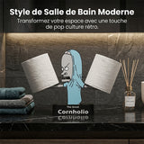 Porte-rouleau de papier toilette style dessin animé