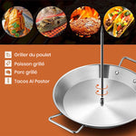 Grille à vis verticale en acier inoxydable
