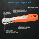 Clé à Cliquet Bidirectionnelle à Mini-bits