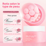 Crème aux capsules de collagène