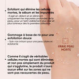 Ampoule exfoliante douce – Riz noir
