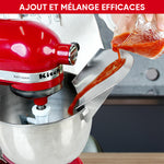 Bouclier verseur en acier inoxydable