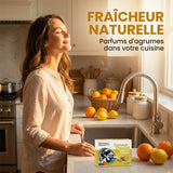 Tablettes nettoyantes moussantes pour broyeur de déchets
