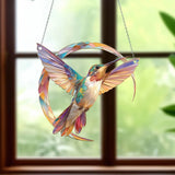 Breloque de jardin colibri