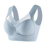 Bralette sans fil à bretelles élastiques et sans couture