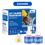 Ensemble diffuseur de phéromones apaisantes pour animaux (versions chat et chien)
