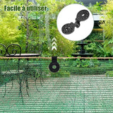 Crochets pour filets de protection solaire
