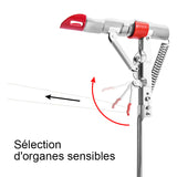 Porte-canne à pêche automatique à ressort