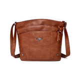 Sac à bandoulière multi-poches de grande capacité