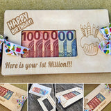 Mariage Anniversaire Boîte à monnaie en bois