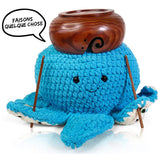 Organisateur de laine en bois fait à la main