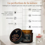Baume de suif de bœuf nourri à l'herbe biologique au miel brut
