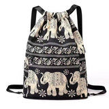 Sac à bandoulière à cordon de style ethnique