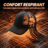 Casquette de baseball avec perruque