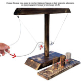 Jeu de lancer de crochets et de boucles