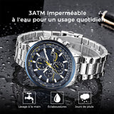 Montre multifonctionnelle à quartz pour hommes