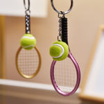 Porte-clés raquette de tennis