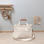 Sac en toile à plusieurs compartiments