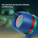 Lumière laser à mouvement de douche d'étoiles