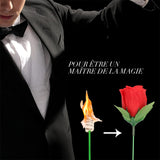 Accessoires de magie Rose flamboyante