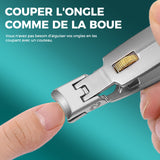 Coupe-ongles en Acier Inoxydable avec Anneau