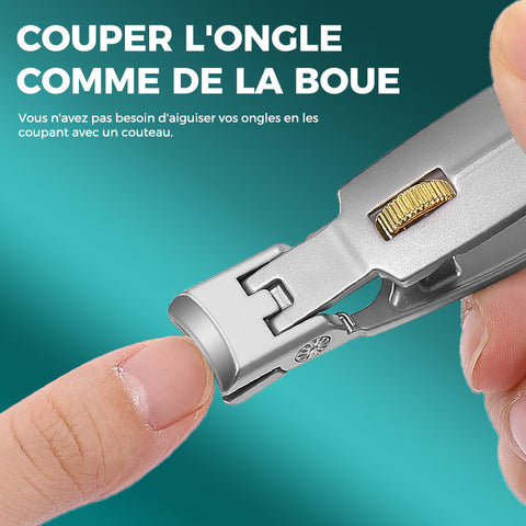 Coupe-ongles en Acier Inoxydable avec Anneau