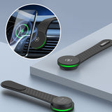Chargeur sans fil magnétique pliable 2 en 1 pour voiture