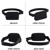 Sac de taille imperméable en nylon