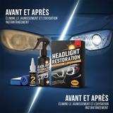 Kit de rénovation de phares pour jaunissement et oxydation