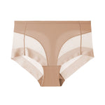 Slip moulant taille haute en soie glacée sans couture