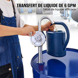 Pompe d'aspiration manuelles