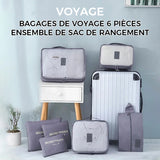 Ensemble organisateur de voyage 7 pièces