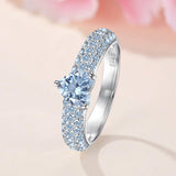 Bague diamantée Love