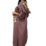 Robe à capuche à paillettes en écailles de poisson