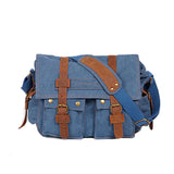 SAC MESSAGER FASHION VINTAGE EN TOILE POUR HOMME