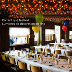 Luminaires à feuilles d'érable en forme de citrouille