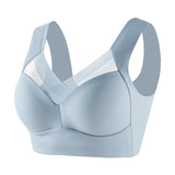 Bralette sans fil à bretelles élastiques et sans couture