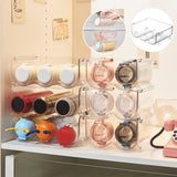 Organisateur de bouteilles à empilage facile