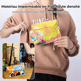 Sac à bandoulière à trois volets avec écran tactile