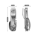 Set d'ustensiles multifonctionnels de camping 5 en 1
