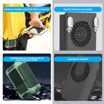 Ventilateur extérieur paresseux portable à la taille