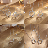 Collier de fleurs de rose de ronce