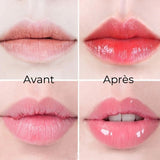 Glaçage à lèvres en verre hydratant transparent et brillant