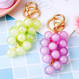 Porte-clés pendentif raisin
