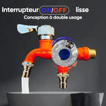 Robinet à double sortie