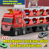 Camion méga transporteur avec piste de course d'éjection